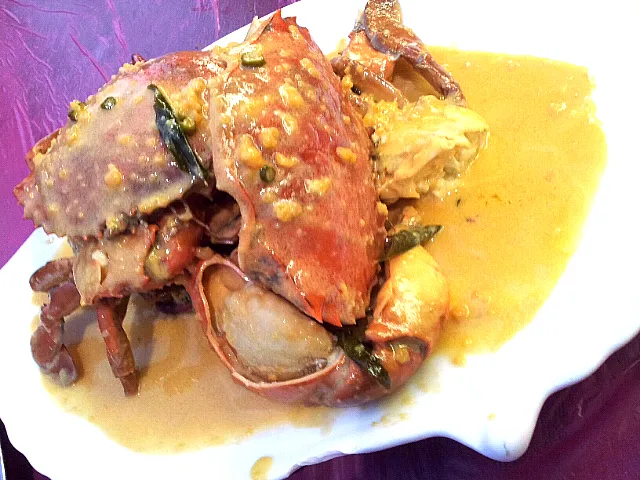 Crab with Salted Egg Yolk|Jasmine Chuaさん