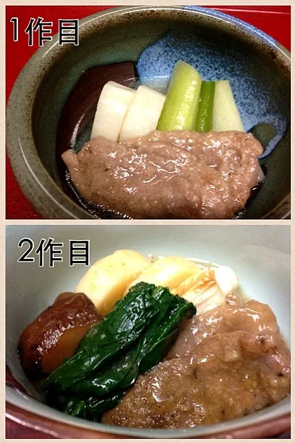 鴨の治部煮 / boiled duck meat dredged with flour|鰻大好き❤さん