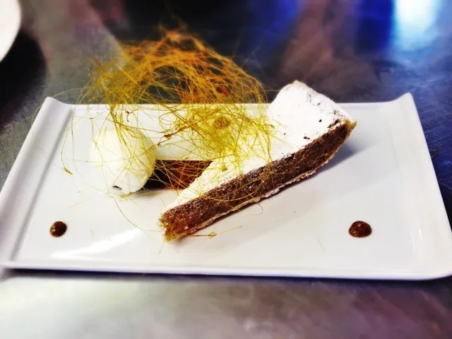 Hazelnut tart, yoghurt sorbet|callumさん