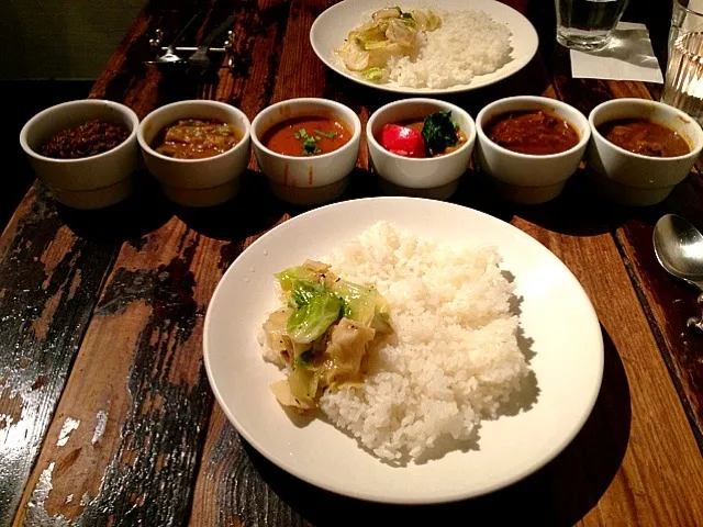 SPiCE Cafe in押上 ディナー フルカレーコース カレー6種類|pan☆さん