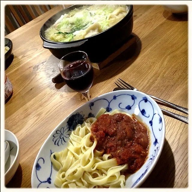 トマトパスタと水餃子の野菜たっぷりスープ|canaさん