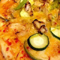 Sweet chilli chicken pizza|Jenn Dezさん