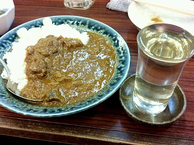 牛すじと酒粕のカレーライス|江口知孝さん