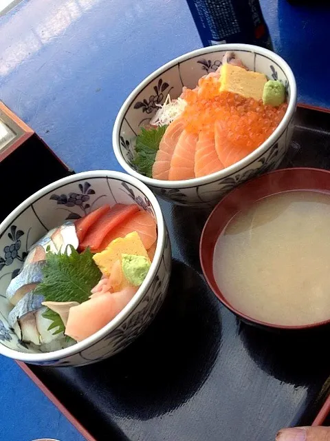 See food bowl at Tsukiji fish market|あやさん