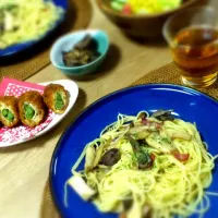 Snapdishの料理写真:いろいろきのこのパスタ|さきさん