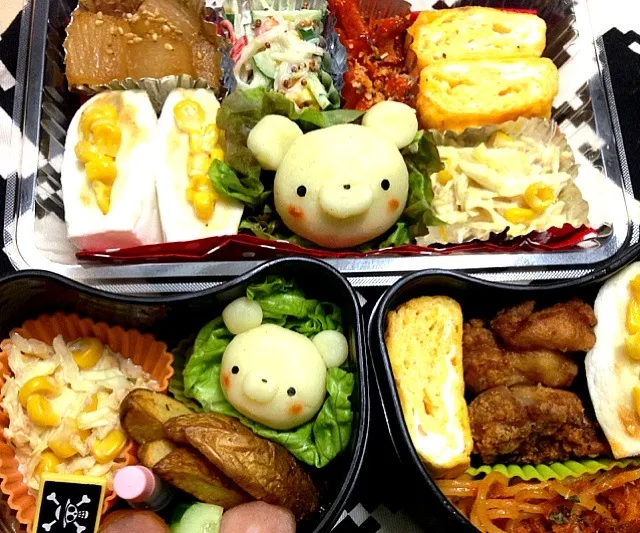 くまちゃん弁当|休日限定ままさん