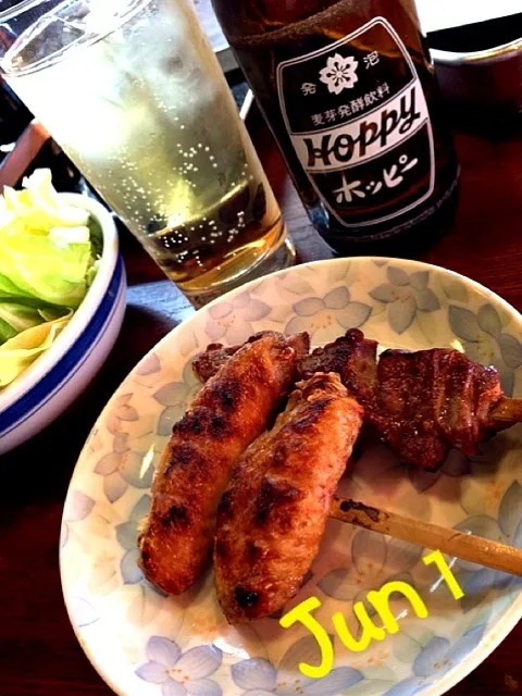 Snapdishの料理写真:馴染みのお店で串焼きnow|中さんさん