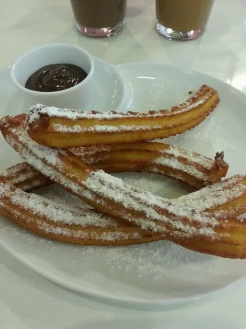 Churros with Dark Chocolate Dip|Mrs BNazさん