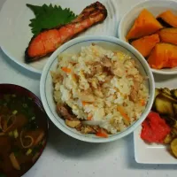 Snapdishの料理写真:あっさり夕飯ﾃﾞｽ(^^)|りつさん