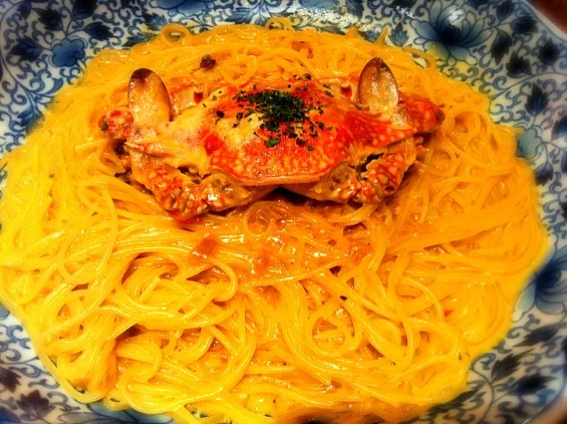 ワタリガニのトマトクリームパスタ|yuriさん