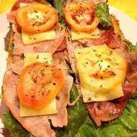 Snapdishの料理写真:Ham Lettuce Melt!|Jeromeさん