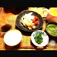 お揚げさんの焼いたん定食|amyさん