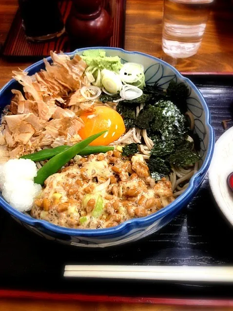 Snapdishの料理写真:納豆そば|tomomiさん