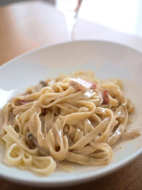 ポルチーニ茸のパスタ|イノウエシンゴさん