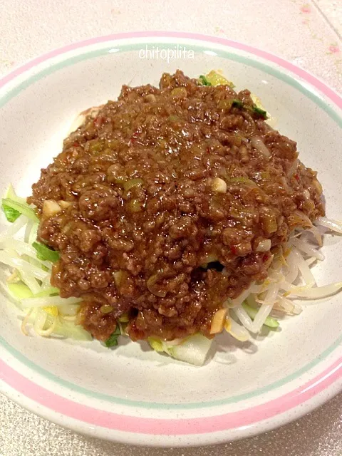 Steamed vegetable with spicy beef - 蒸し野菜麻婆あんかけ|chitopilitaさん