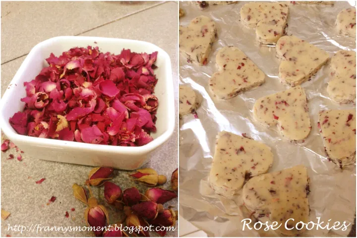 Heart shape Rose cookies|Frannyさん