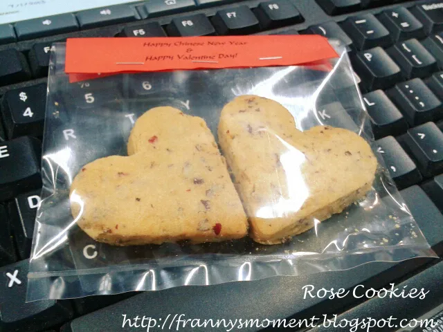 Heart shape rose cookies|Frannyさん