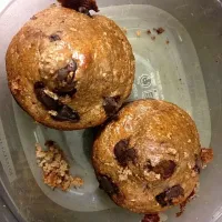 Banana chocolate chip protein muffins|Rebeccaさん