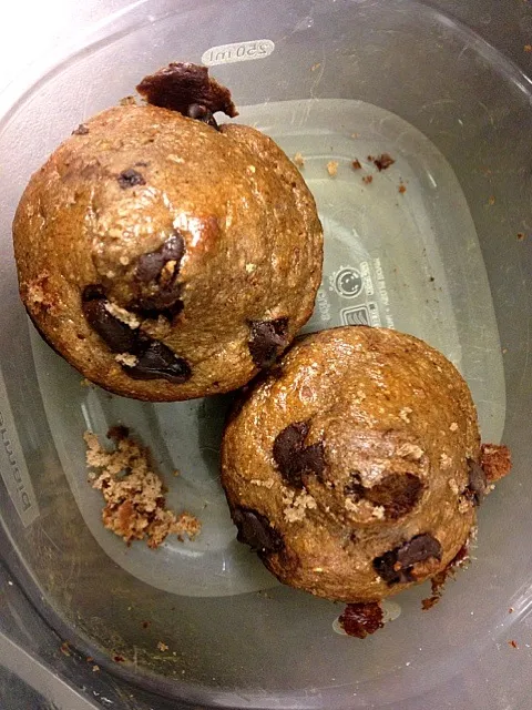 Banana chocolate chip protein muffins|Rebeccaさん