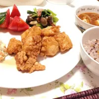 Snapdishの料理写真:チキン南蛮プレート|なつさん