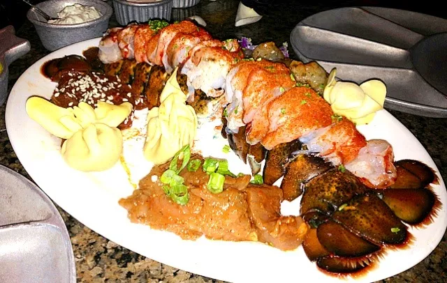 Surf and turf combo at The Melting Pot.|Yasmeen 🌺さん