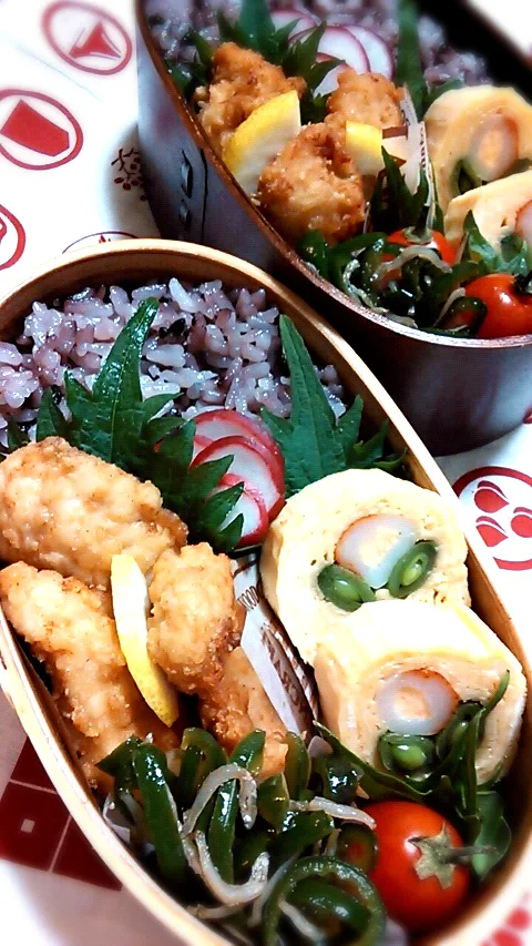 鶏ささみの唐揚げ弁当|Akoさん