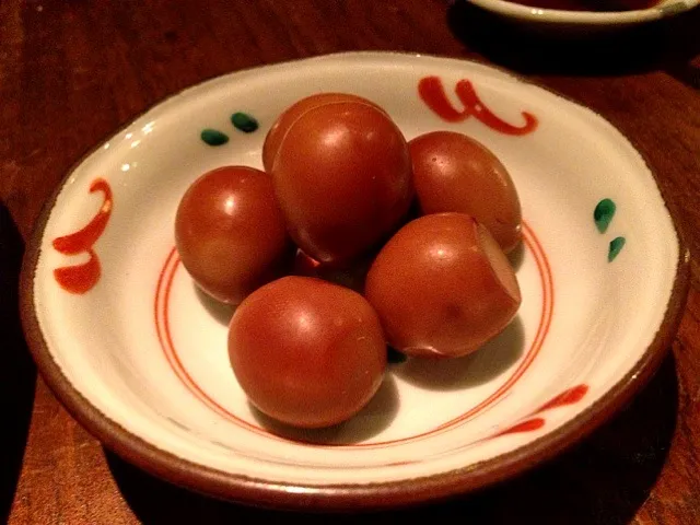 Smoked quail eggs|willzさん