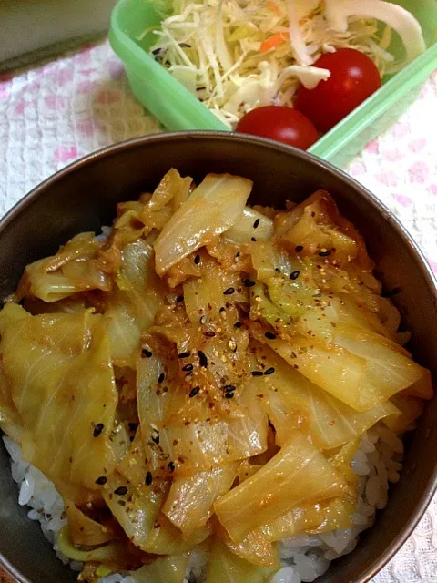 キャベツの生姜味噌煮丼|みーめさん