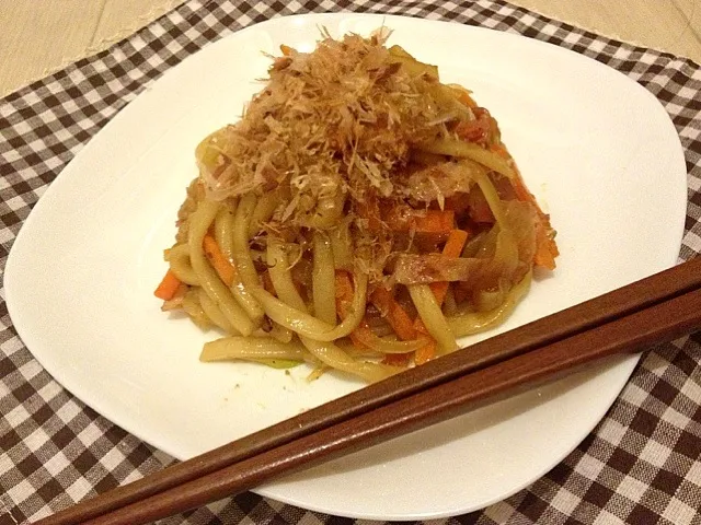 冷蔵庫整理〜 冷凍うどんde簡単焼うどん☆|nozomiさん