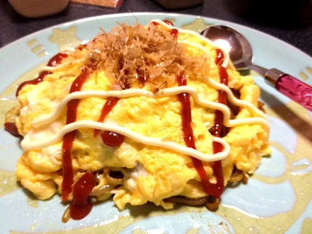 Snapdishの料理写真:オム焼きそば|ゆうこさん