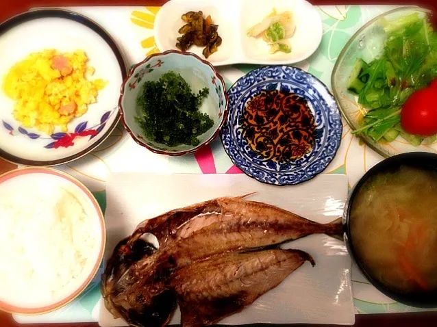 夕飯〜鯵 など和食〜|美羽さん