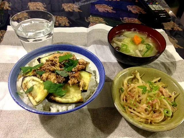 サバなすみそ丼|まいさん