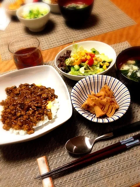 Snapdishの料理写真:なすと挽肉のカレー など|Sakikoさん