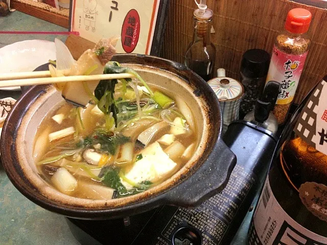 鯨の関西風鍋！|居酒屋地蔵屋の大将さん