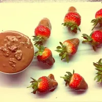 Strawberries with chocolate|heidaさん