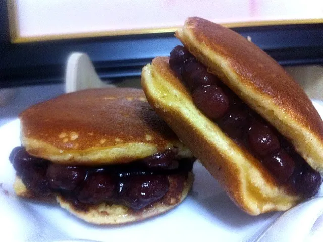 ホットケーキミックスで作ったミニどら焼き|hanaさん