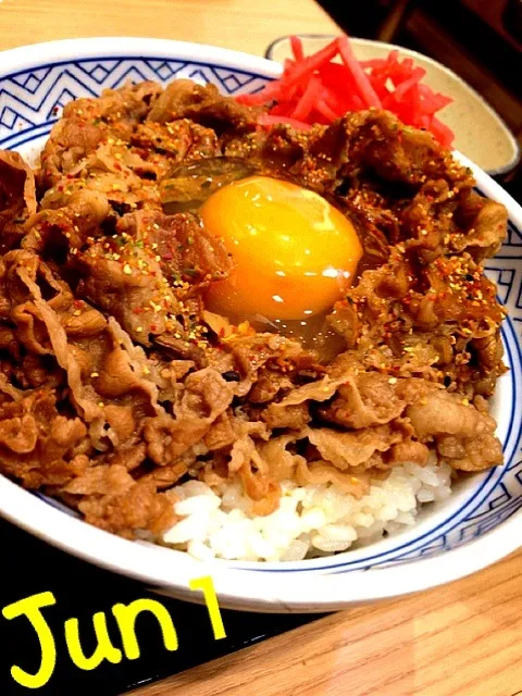 Snapdishの料理写真:吉野家の朝食🍚|中さんさん