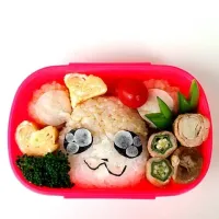 Snapdishの料理写真:ハム太郎弁当|ちかるさん