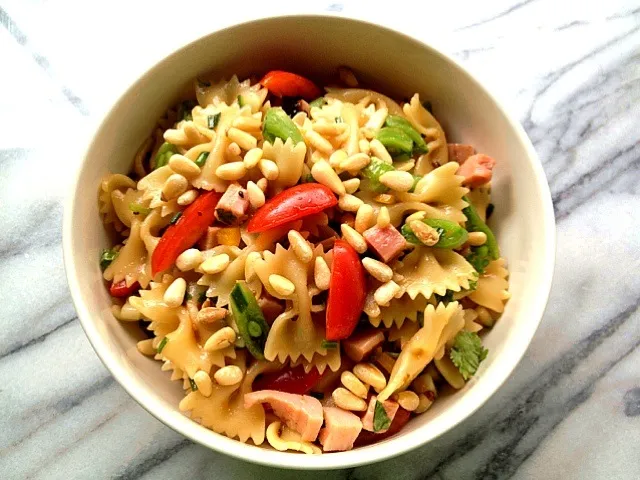 Homemade Pasta Salad With Ginger Sesame Dressing|squinkyさん