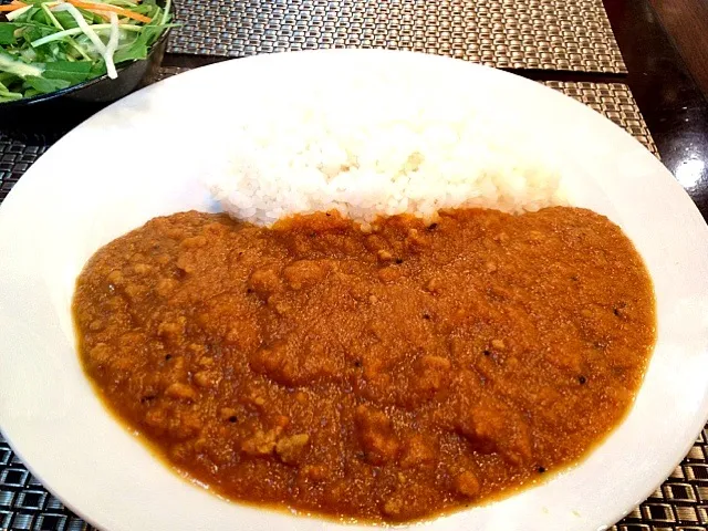 恵比寿、カレーオオバ、ひきにくカレー。|スパイシー丸山さん