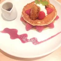 Snapdishの料理写真:梅田のパンケーキ屋さん|aoiumiさん