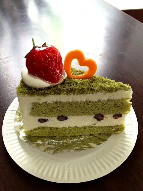 Green tea cake|liliさん