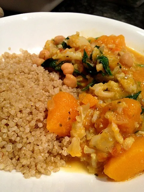 Snapdishの料理写真:chickpea and pumpkin curry 👌|Mollyさん