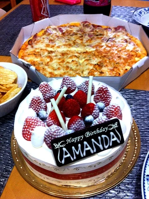 Cake e pizza!!!|lucia inoueさん