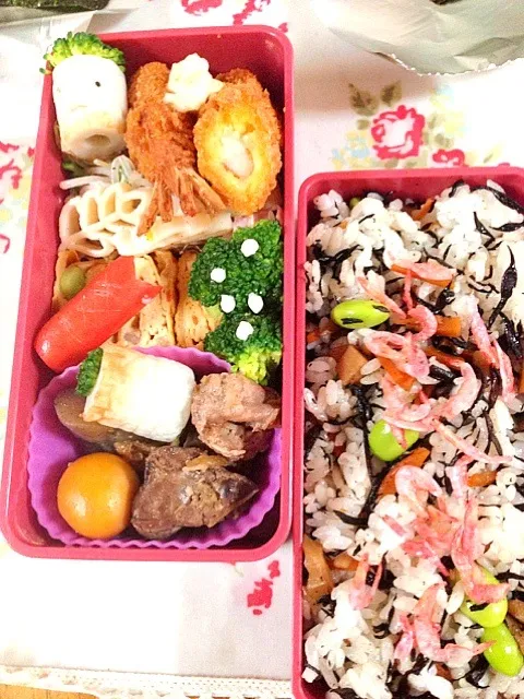 体操女子！鶏肝弁当✨|晃さん