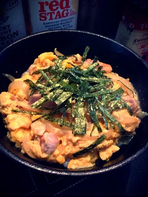 Snapdishの料理写真:とろろ親子丼|たけさん