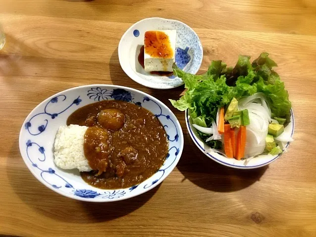 ポトフから変身カレー・サラダ・冷奴|canaさん