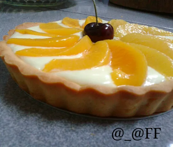 Cream pie with peach|Frannyさん