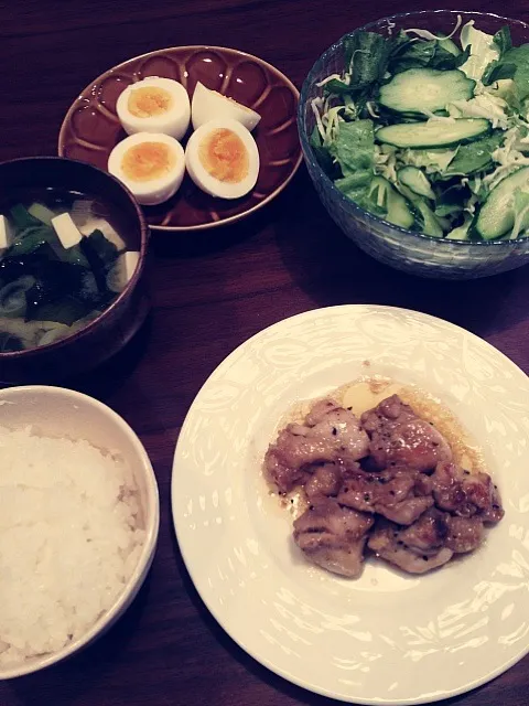 昨日の晩ご飯 山賊焼き|さやかさん