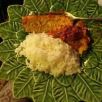 Snapdishの料理写真:Tinkie's magic meatloaf with basmati rice|tink meritaiさん